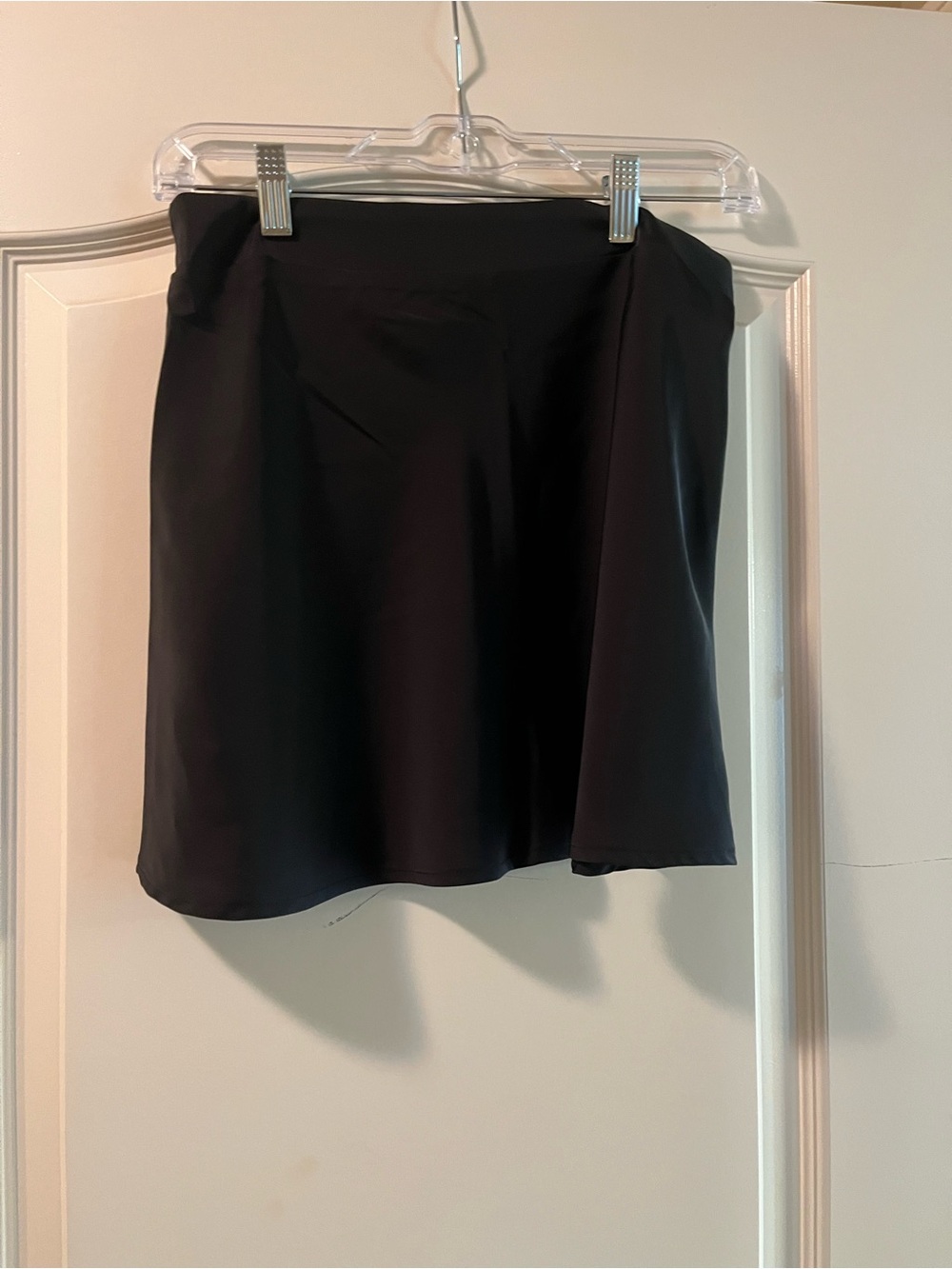 Forever 21 Black Skort with Smooth Finish